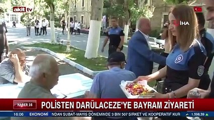 Polisten Darülaceze'ye bayram ziyareti