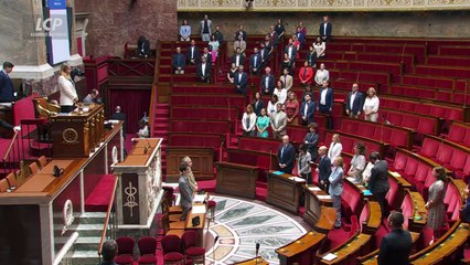 Mort de Nahel à Nanterre: les députés ont respecté à l'Assemblée Nationale une minute de silence.