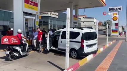 Une des voitures en collision à Diyarbakır a plongé dans la station-service： 5 blessés dont 1 enfant