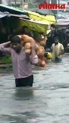 भिवंडीत बाजारपेठ आणि अनेक घरांमध्ये पाणी हा व्हिडिओ पाहाच