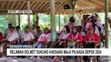 Relawan Solmet Deklarasi Dukung Kaesang Maju Pilkada Depok 2024