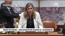 L’Assemblée nationale observe une minute de silence en hommage à Nahel