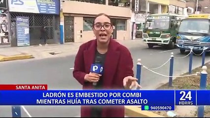 Robo frustrado en Santa Anita.