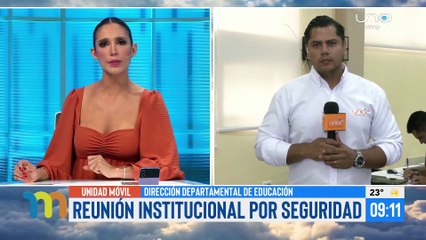 Autoridades se reúnen para tratar seguridad en colegios