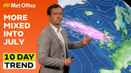 10 Day Trend 28/06/2023 – Signs of heat returning? - Met Office Weather Forecast