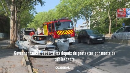 Governo francês pede calma depois de protestos por morte de adolescente