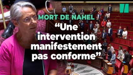 Après la mort de Nahel, l’Assemblée nationale fait une minute de silence et Borne promet que « la justice passera »