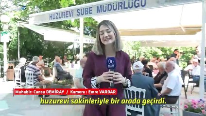 Huzurevinde bayram neşesi