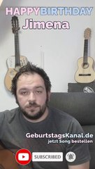 Happy Birthday, Jimena! Geburtstagsgrüße an Jimena