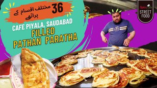Filled Pathan Paratha | Street Food | Cafe Piyala | Spicejin