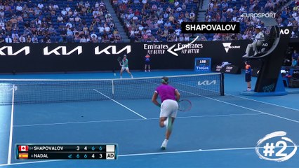 Course effrénée, passing létal, volée-réflexe... Le top 5 de Nadal à Melbourne