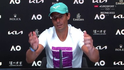 Nadal : "Je ne vais pas être frustré si Novak ou Roger terminent avec plus de GC que moi"