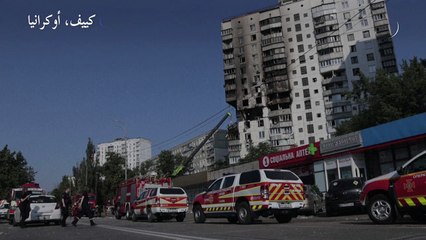 قتيلان وخمسة جرحى في انفجار غاز بمبنى سكني في كييف