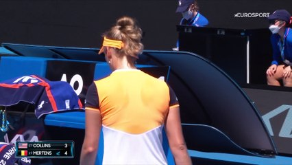 Collins reprend le quart : Les temps forts de sa victoire sur Mertens en vidéo