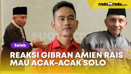 Amien Rais Mau Acak-acak Solo, Reaksi Nyablak Gibran Rakabuming Disorot: Pukulan Telak!