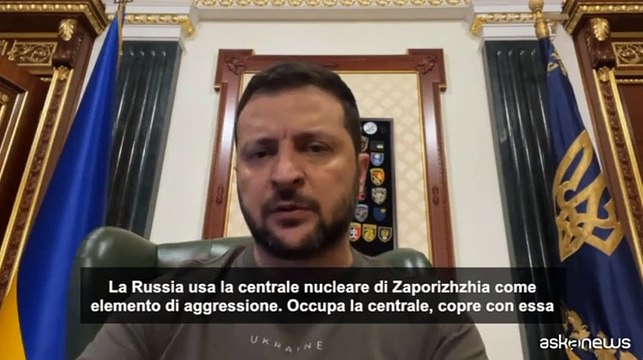 Zelensky avverte: Mosca valuta un attacco terroristico a Zaporizhzhia