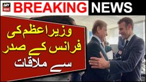 PM Shehbaz meets French president in Paris