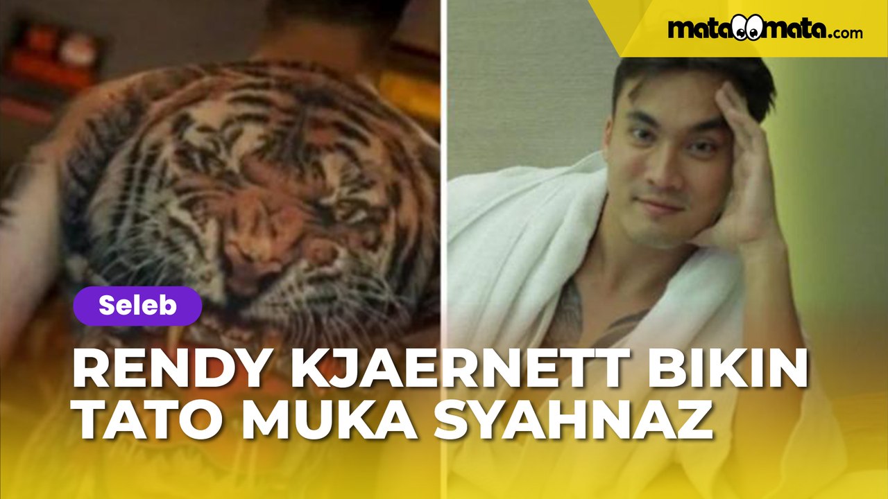 Rendy Kjaernett Bikin Tato Muka Syahnaz Sadiqah Segede Gaban, Pakar Tato: Cintanya Gak Main-main