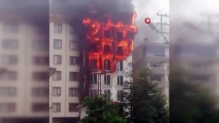 Incendie d'hôtel de 6 étages à Artvin