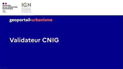 [Tuto] Géoportail de l'urbanisme : L'étape du validateur CNIG