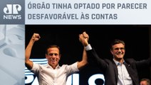 TCE adia julgamento de contas de 2022 do governo de João Doria e Rodrigo Garcia