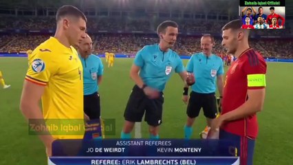 Spain Vs Romania Highlights U21 Euro Cup 2023