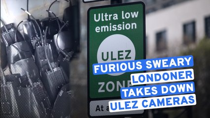Furious Londoner claims to take down dozens of ULEZ cameras