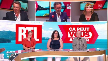 Julien Courbet taquin avec sa chroniqueuse dans Ça peut vous arriver. M6