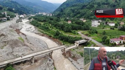 Dereden alınan kum ve çakıl köprünün çökmesine neden oldu