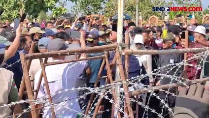 Sambut Pendemo, Panji Gumilang Siagakan Ratusan Santri di Gerbang Ponpes Al Zaytun