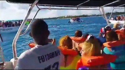 Choque de embarcaciones en Bayahíbe dejó 15 personas afectadas