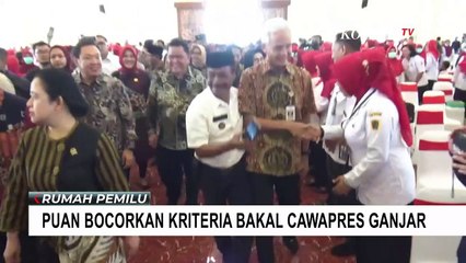 Bocorkan Kriteria Bakal Cawapres Ganjar, Puan: Harus Punya Visi yang Sama