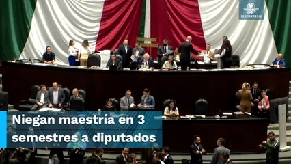 Diputados buscan maestría de la UNAM en fast track
