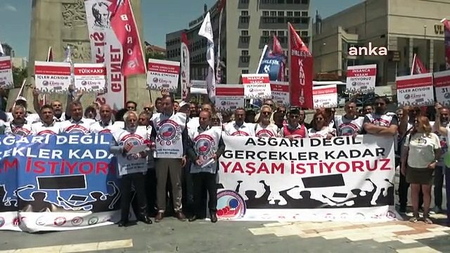 Birleşik Kamu İş'ten 'Maaş Zammı' Protestosu: Geçim Derdi de Yoksulluk da Ciddiyetsiz Biçimde Görmezden Gelinemez