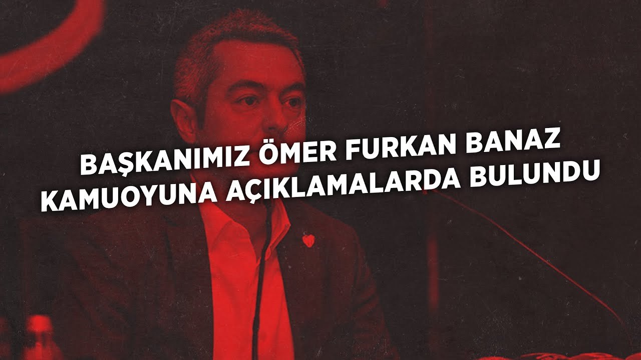 Başkanımız Ömer Furkan Banaz Kamuoyuna Açıklamalarda Bulundu
