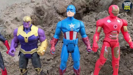 Superheroes Avengers Toys, Spider-Man Action Figure, Venom, Hulk, Iron Man, Batman Thor, Thanos
