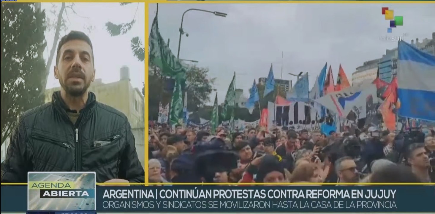 Sectores sociales argentinos rechazan acciones inconstitucionales y represivas en provincia de Jujuy