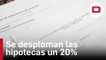 Las subidas de tipos del BCE hunden la firma de hipotecas: se desploman un 20 % en abril