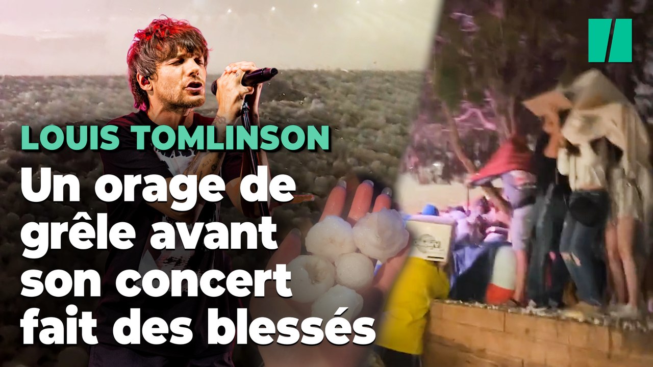 Au concert de Louis Tomlinson, un orage de grêle fait des blessés