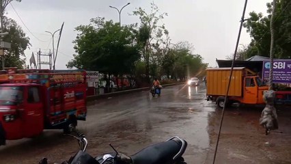 कोटा में सुबह रिमझिम बारिश, उसके बाद उमस से लोग बेहाल
