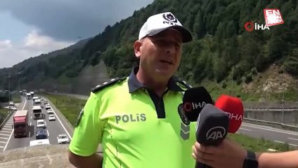 TEM Otoyolu’nda bayram trafiği başladı: Ekipler görev başında