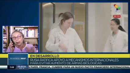 Sara Rosenberg: Debemos entender que una guerra biológica es una guerra contra la humanidad