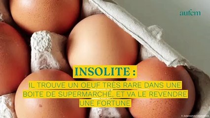 Insolite : il trouve un œuf très rare dans une boîte de supermarché, et va le revendre une fortune