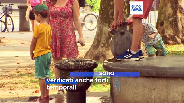 Caldo e temporali in gran parte dell'Europa: colpita l'Italia