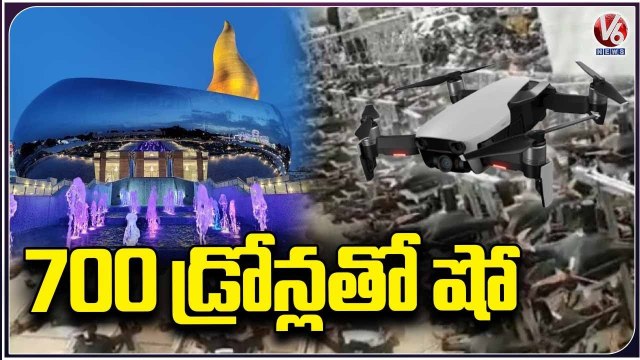 Drones Ready For Drone Show At Telangana Martyrs Memorial _ V6 News (1)