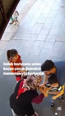 Diyarbakırlı esnafın Heimclich manevrası; küçük çocuğu böyle kurtardı