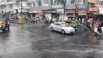 इंदौर में झमाझम बारिश, सड़कें हुईं जलमग्न