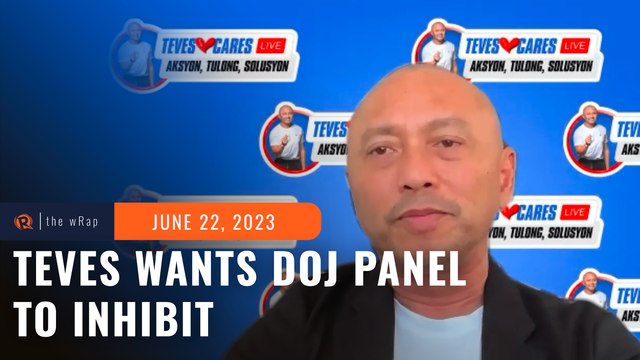 Teves wants DOJ panel to inhibit from Degamo slay investigation