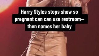 Harry Styles : le chanteur interrompt son concert pour venir en aide à une femme enceinte