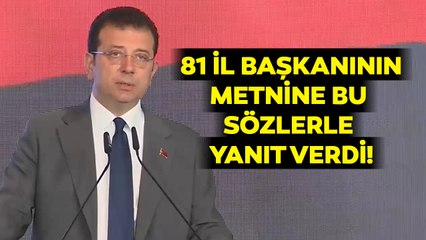 '3-4 Kişinin Hazırladığını Biliyorum' Ekrem İmamoğlu'ndan Gündem Olan CHP Metnine Yanıt